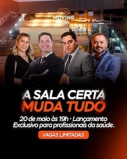 Imagem do evento Lançamento Oficial Moving Health | A Sala Certa Muda Tudo