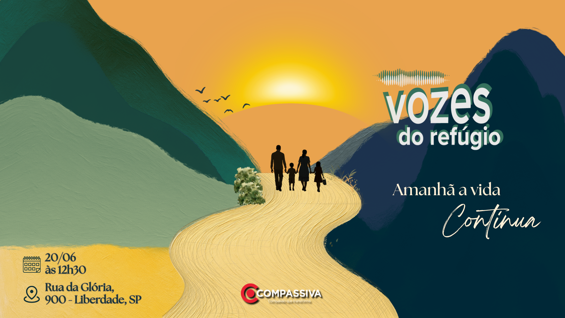 Vozes do Refúgio: Amanhã a Vida Continua - São Paulo, SP