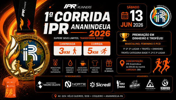 Imagem do evento 1ª Corrida IPR Ananindeua