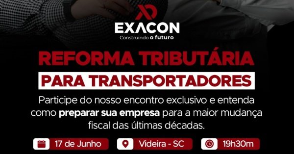 Imagem do evento REFORMA TRIBUTÁRIA PARA TRANSPORTADORES