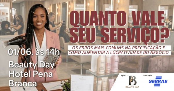Imagem do evento Quanto vale seu serviço? Os erros mais comuns na precificação e como aumentar a lucratividade do ne