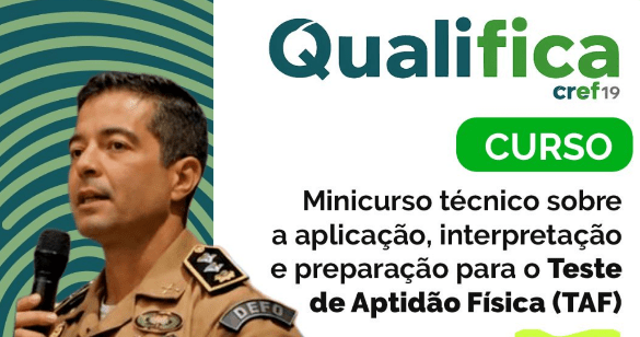 Imagem do evento Minicurso Técnico sobre a Aplicação, Interpretação e Preparação para o Teste de Aptidão Física (TAF)
