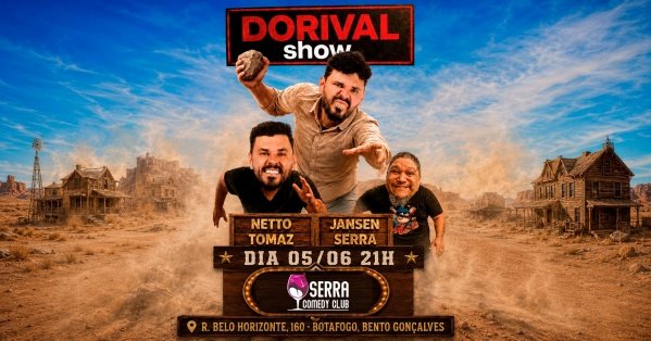 Imagem do evento DORIVAL SHOW - NETTO TOMAZ E JANSEN SERRA
