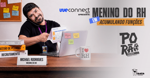 Imagem do evento Menino do RH - Acumulando Funções no Porão Comedy BC
