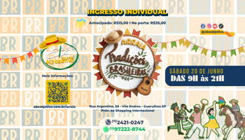 Festa Junina - Colégio EBE Objetivo - 20/06/2026 - COMPRA DE INGRESSO - Guarulhos, SP