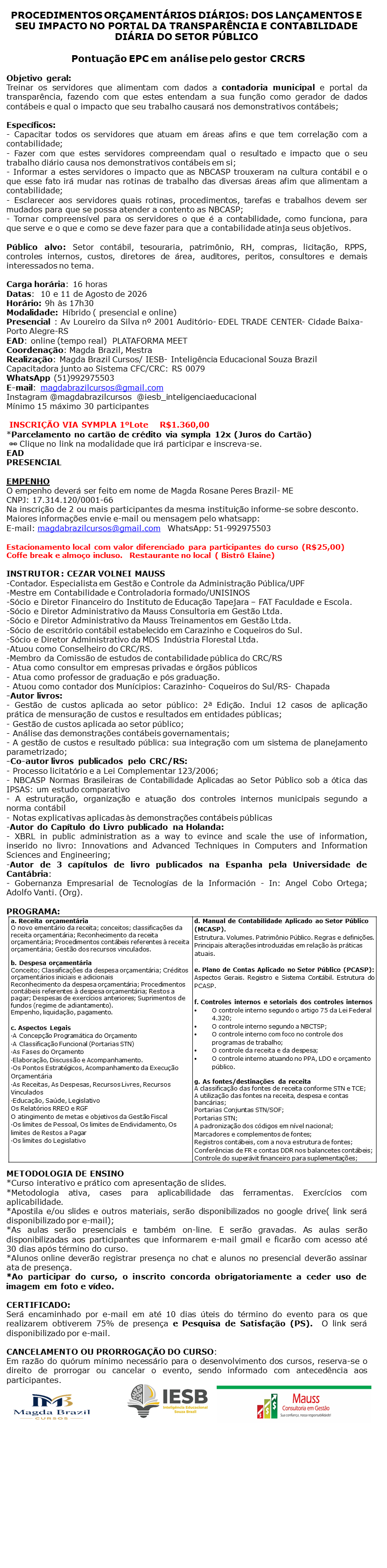 Imagem 1 da descrição do evento