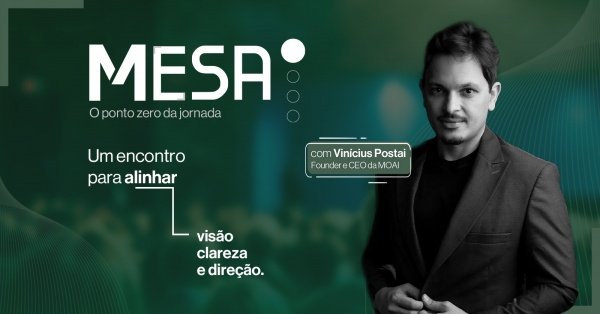 Imagem do evento MESA | O ponto zero da jornada MOAI