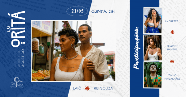 Imagem do evento Laiô e Rei Souza -  Oritá