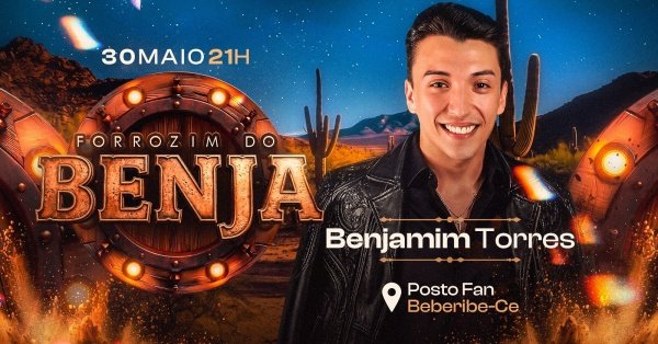 Imagem do evento FORROZIM DO BENJA - BEBERIBE