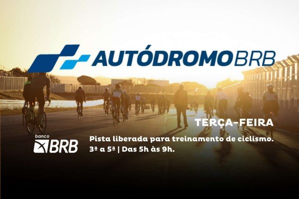 Imagem do evento Ciclismo no Autódromo Internacional BRB | (TERÇA-FEIRA 26/05)