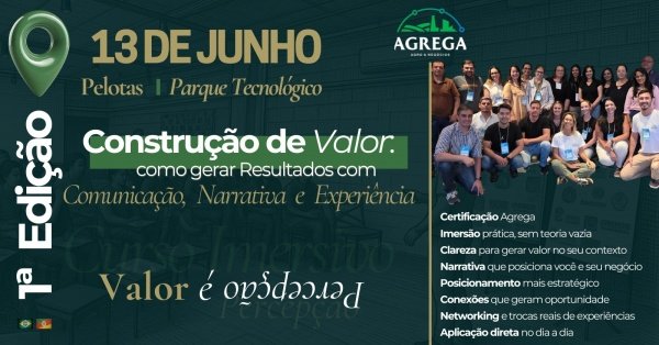 Imagem do evento Curso Construção de Valor: Como gerar Resultados com Comunicação, Narrativa e Experiência