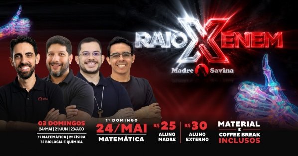 Imagem do evento Raio X Enem Madre Savina