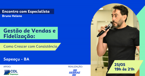 Imagem do evento Gestão de Vendas e Fidelização: Como Crescer com Consistência
