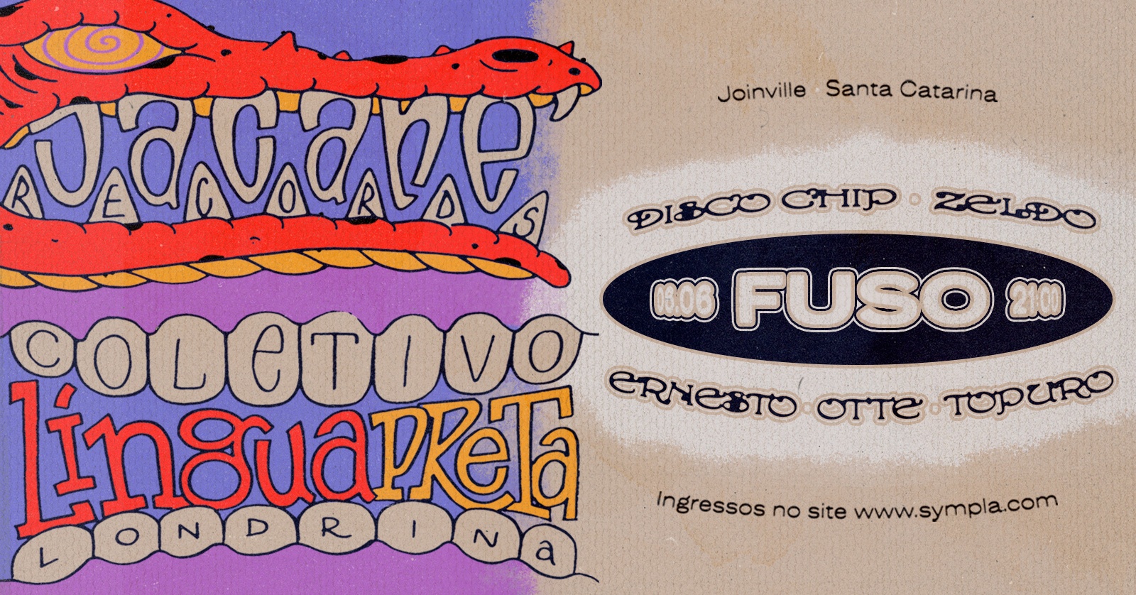 Jacaré Recs X Língua Preta - Fuso Music - Joinville, SC