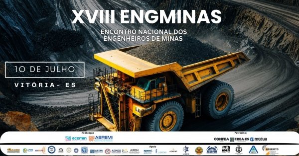 Imagem do evento XVIII ENCONTRO NACIONAL DE ENGENHEIROS DE MINAS - ENGMINAS