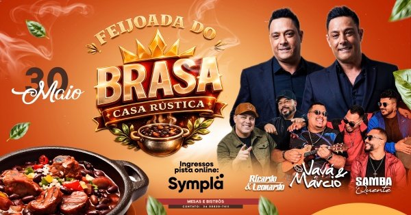 Imagem do evento Feijoada do Brasa com Vavá e Márcio