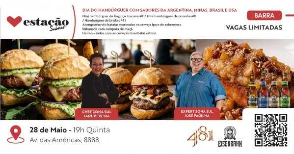 Imagem do evento Dia do Hambúrguer com sabores da Argentina, Minas, Brasil e USA