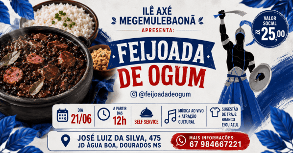 Imagem do evento Feijoada de Ogum do Ilê Axé Megemulebaonã