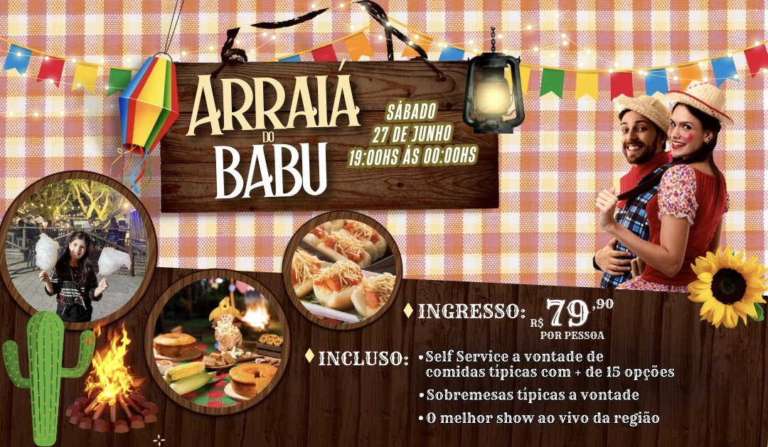 ARRAIÁ DO BABU 2026 - Mairiporã, SP