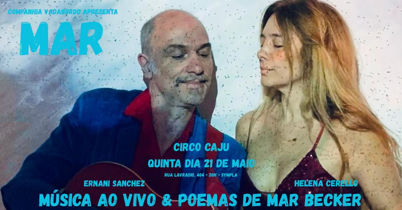 Mar - Show com Poesias da Mar Becker em São Paulo