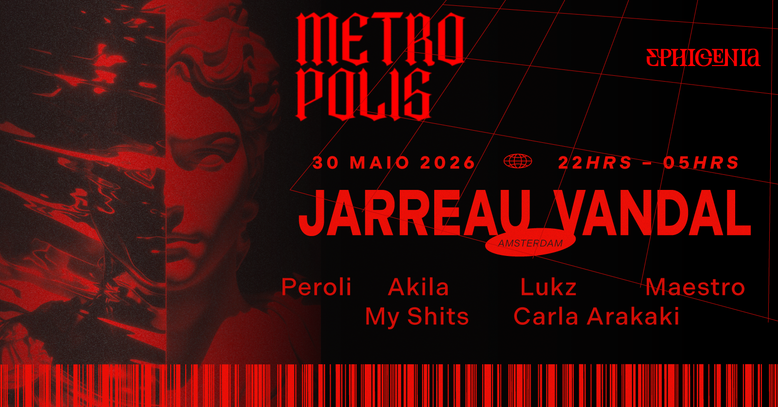 Metropolis apresenta Jarreau Vandal @ Ephigenia