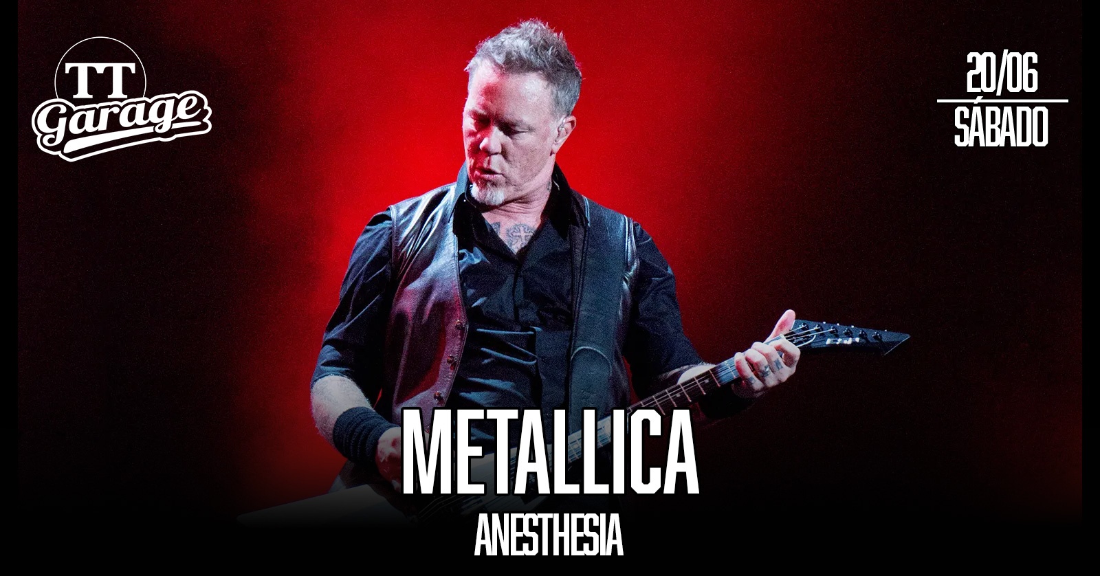 Tributo Metallica com a banda Anesthesia - Sábado - 20/06 - Rio de Janeiro, RJ