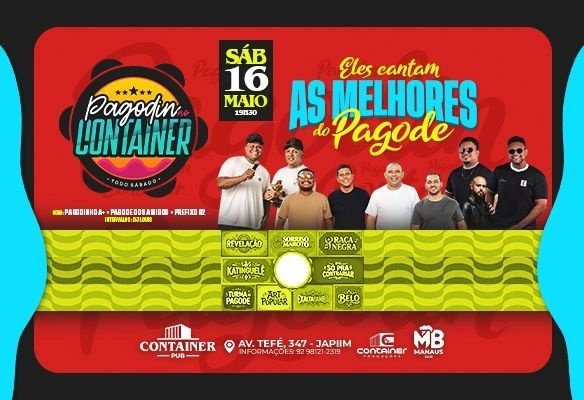 Imagem do evento PAGODIN NO CONTAINER - ANIVERSARIANTES