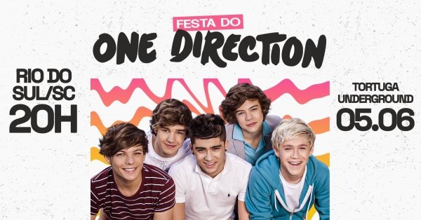 Imagem do evento Festa do One Direction | Rio do Sul/SC