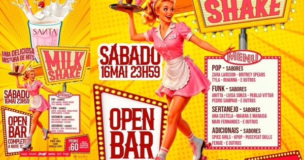 Imagem do evento Milk Shake