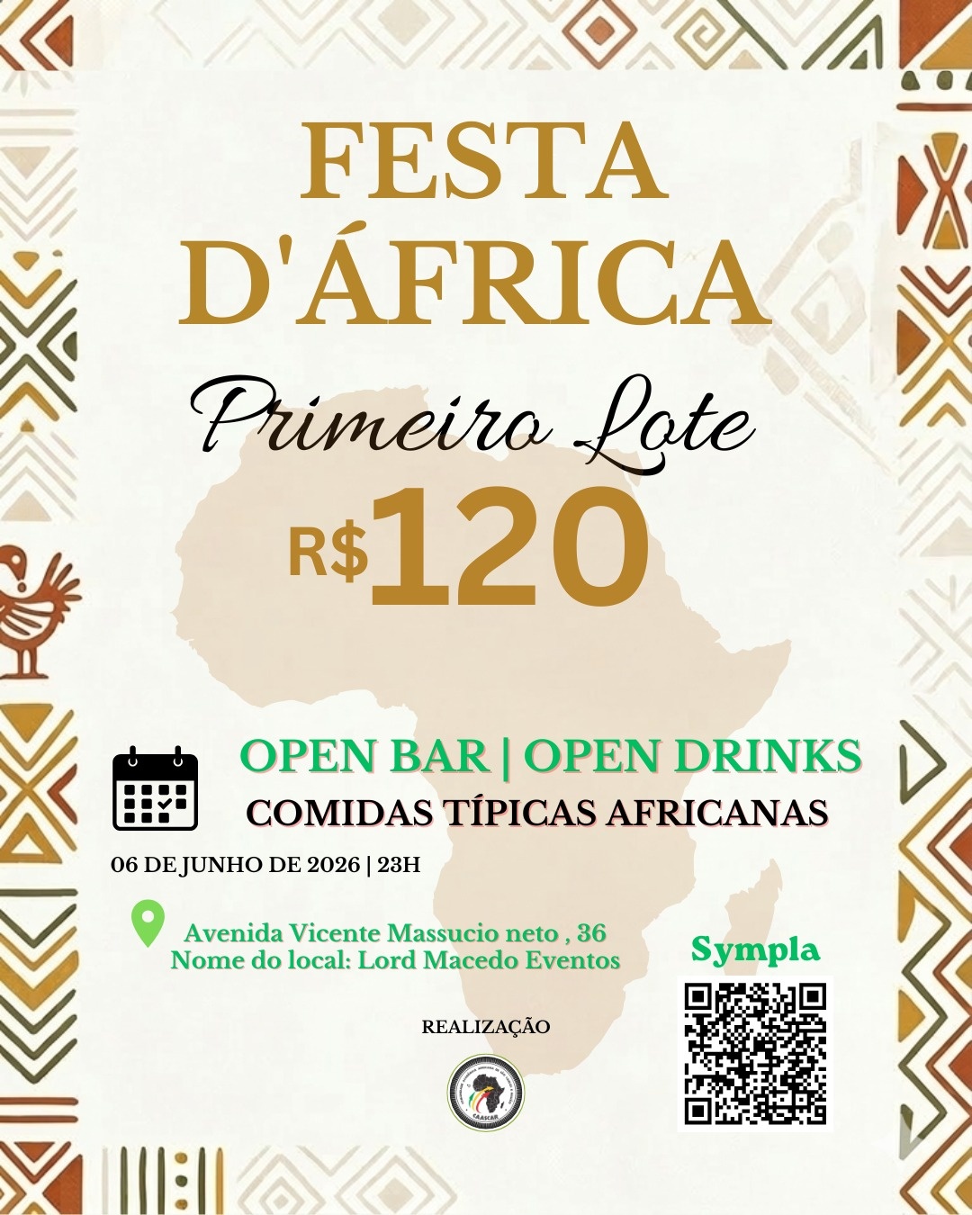 Festa D'África Oficial, São Carlos/SP 2026 - São Carlos, SP
