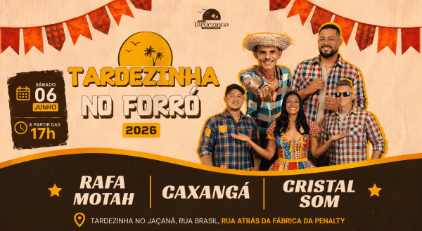 Imagem do evento Tardezinha no Forró - 06 de Junho
