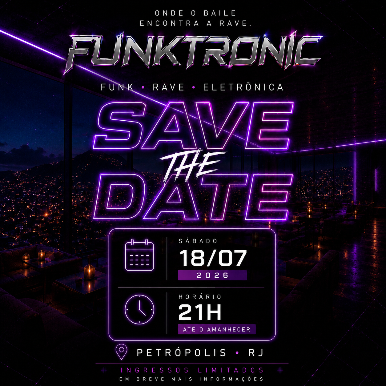 FUNKTRONIC - 1º EDIÇÃO - Petrópolis, RJ