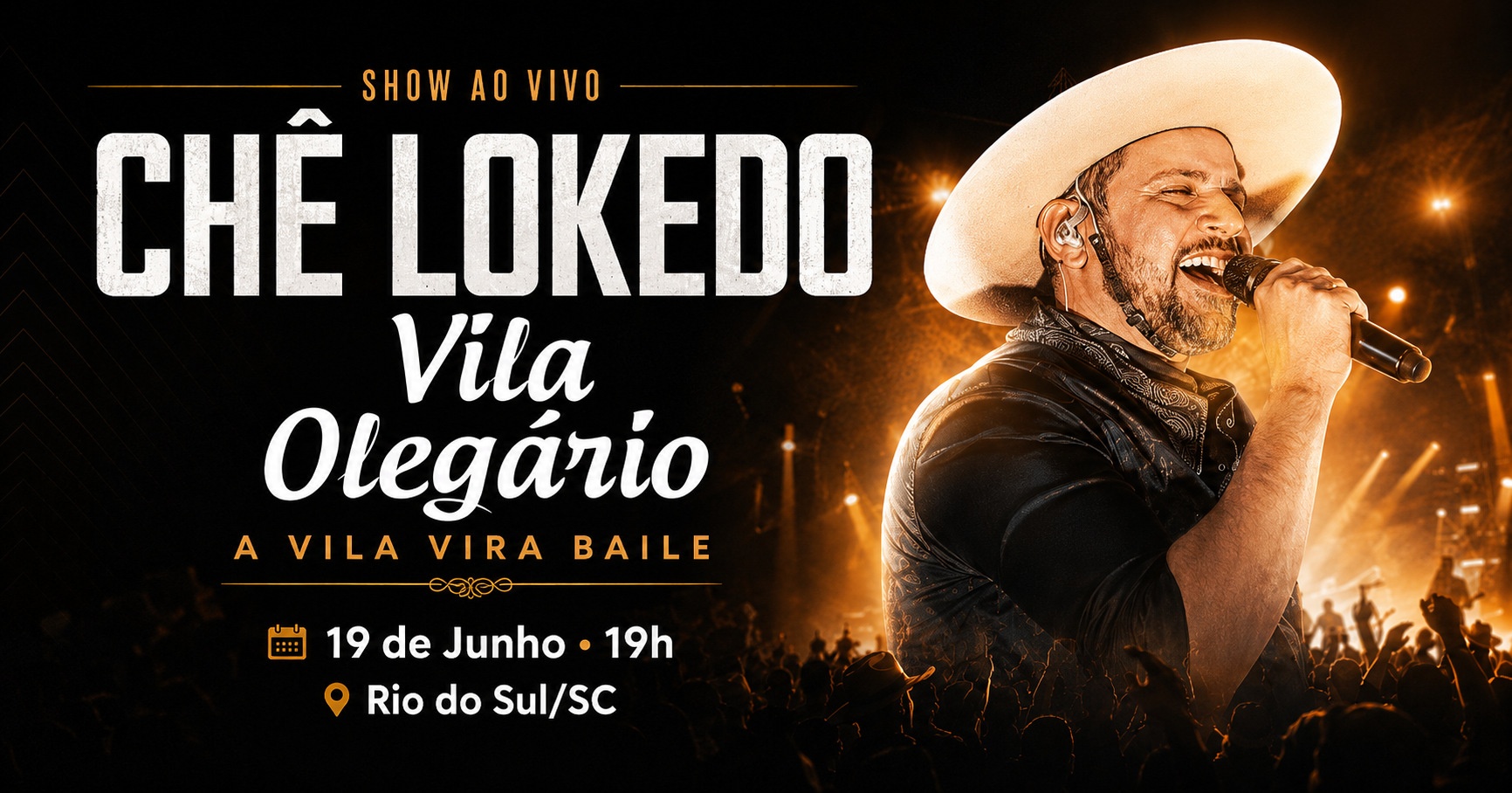 Chê Lokedo na Vila Olegário | A Vila Vira Baile - Rio do Sul, SC