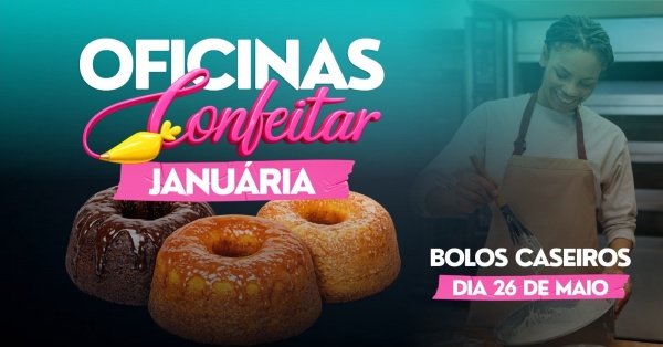 Imagem do evento Oficina Confeitar Januária MG
