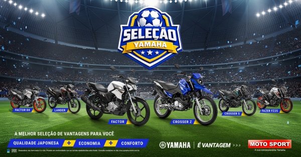Imagem do evento Seleção Yamaha - Maio/26 - Moto Sport Yamaha Passo Fundo