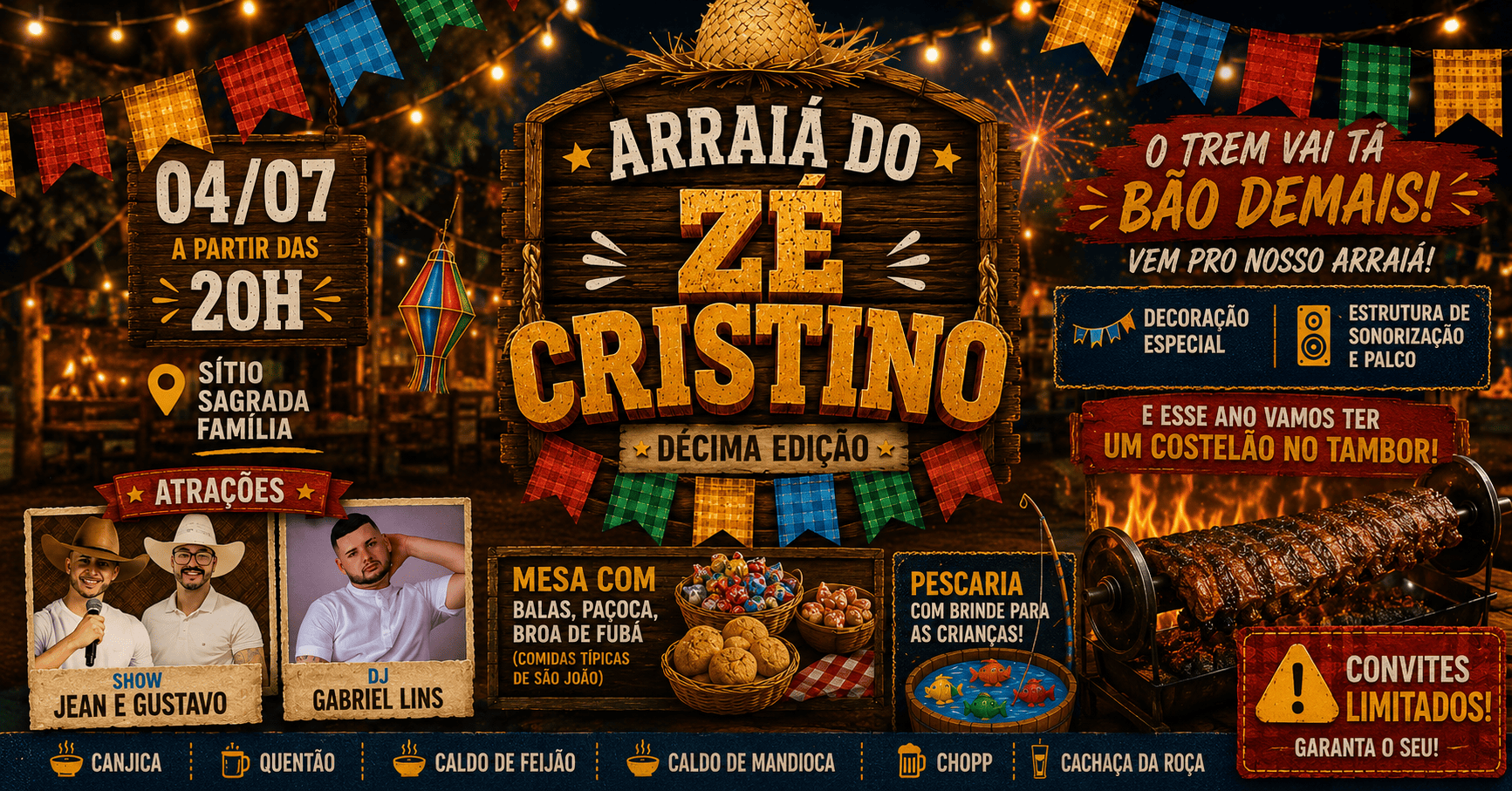 Arraia do Zé Cristino - Edição 10 anos - Conselheiro Lafaiete, MG
