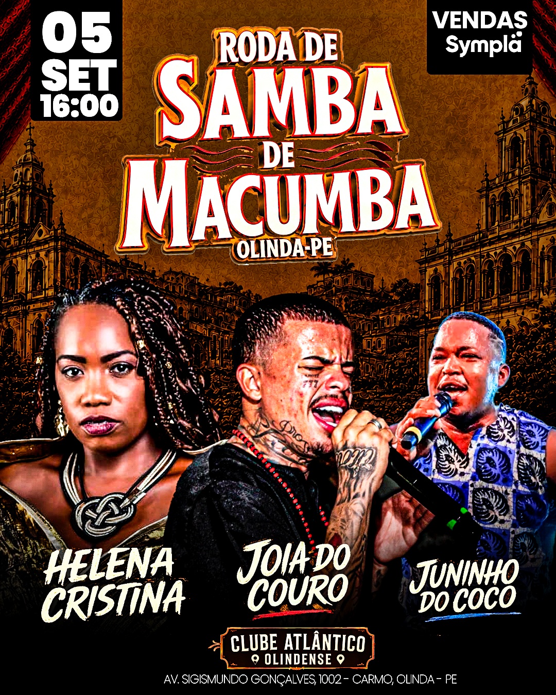 RODA DE SAMBA DE MACUMBA DE OLINDA - Olinda, PE