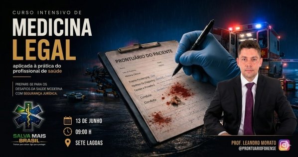 Imagem do evento CURSO INTENSIVO DE MEDICINA LEGAL aplicada à prática do profissional de saúde