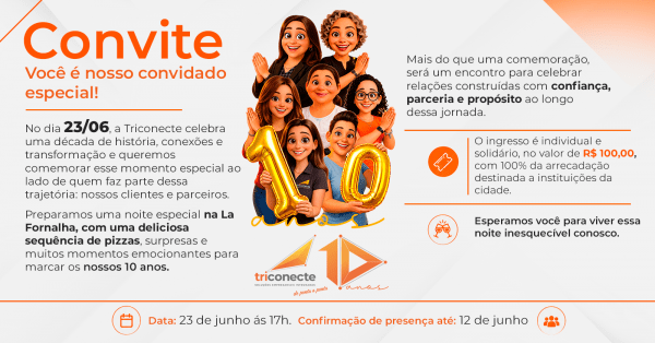 Imagem do evento Triconecte 10 Anos