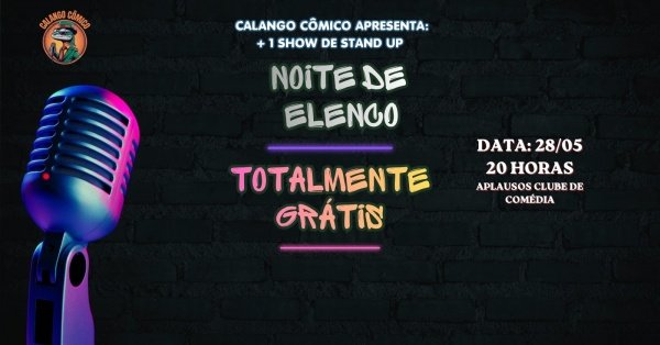 Imagem do evento Calango Cômico - Noite de elenco - EVENTO GRATUITO