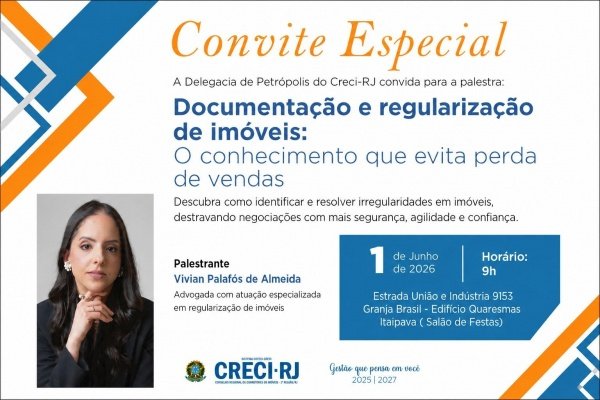 Imagem do evento DOCUMENTACAO E REGULARIZACAO DE IMOVEIS