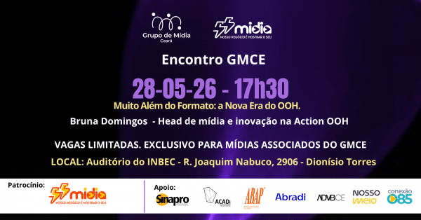 Imagem do evento Encontro GMCE - Muito além do formato: a nova era do OOH