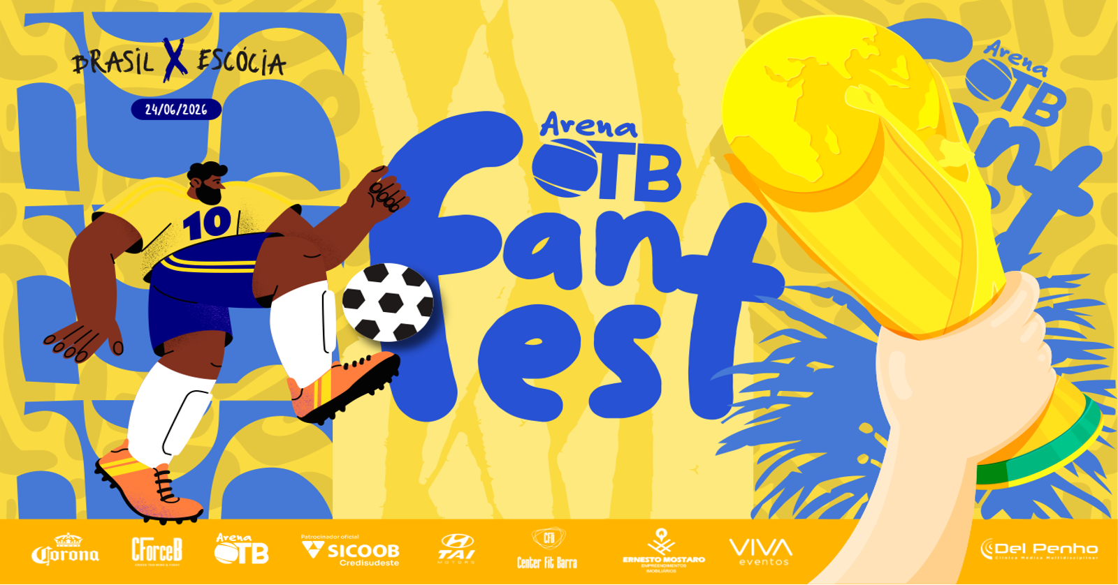 FAN FEST OTB - BRASIL x  ESCÓCIA - Muriaé, MG