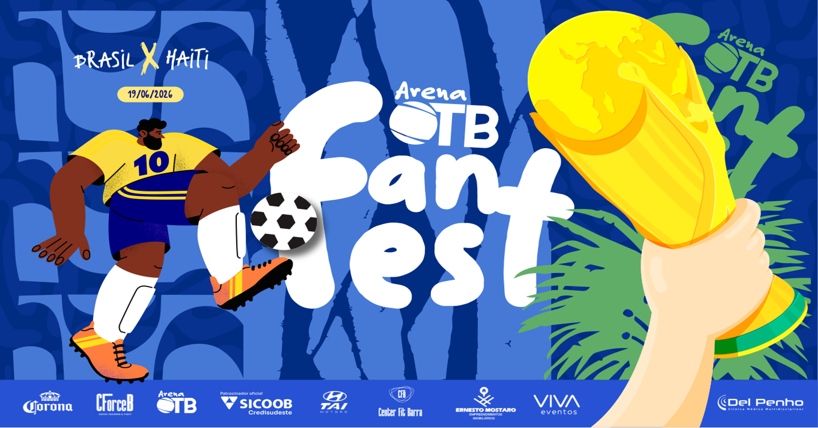 FAN FAST OTB -  BRASIL x HAITI - Muriaé, MG