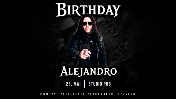 Imagem do evento BIRTHDAY ALEJANDRO | | Banda Mr. Joe @StudioPub
