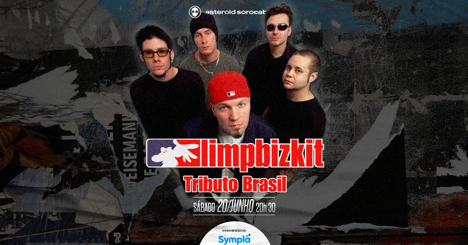 [show] 20h30: LIMP BIZKIT TRIBUTO BRASIL + After party - Sorocaba, SP