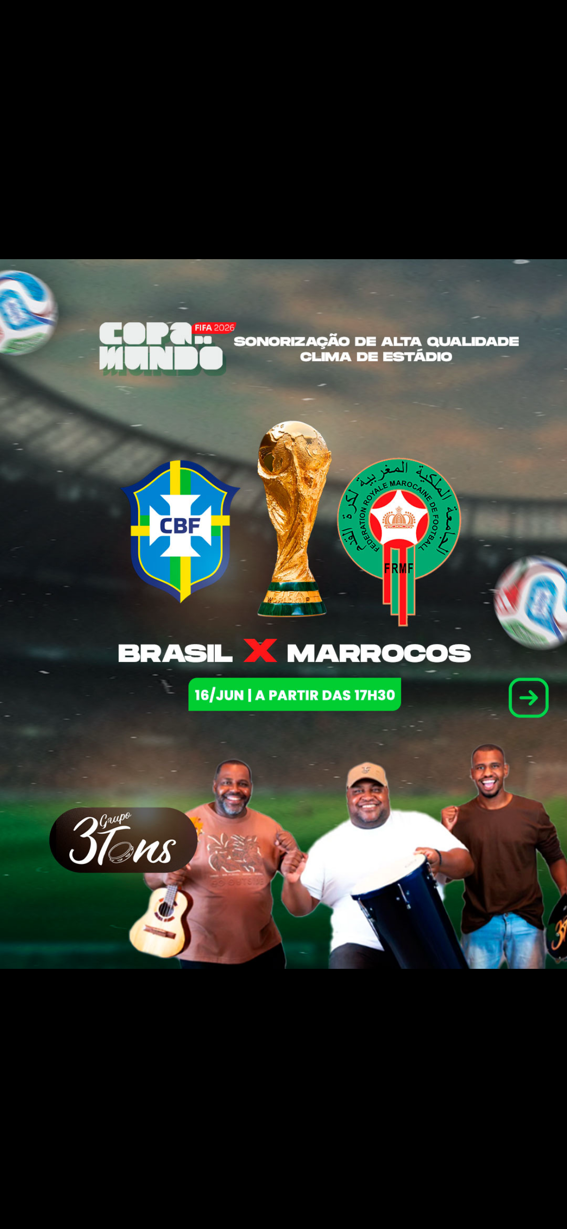 Arena Dom Caneco - Brasil X Marrocos / 3 Tons - São João da Boa Vista, SP