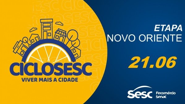Imagem do evento CICLO SESC 2026 ETAPA NOVO ORIENTE