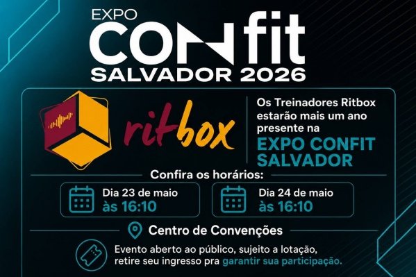 Imagem do evento DIA 02 - AULÃO RITBOX RITBOX NA EXPO CONFIT 2026