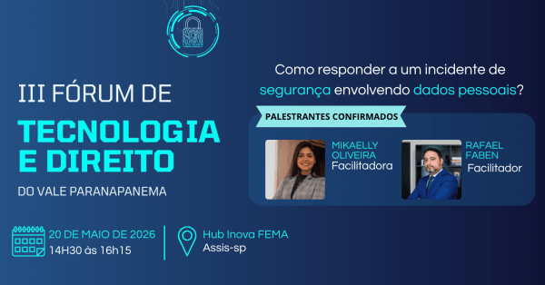Imagem do evento Como responder a um incidente de segurança dados pessoais?
